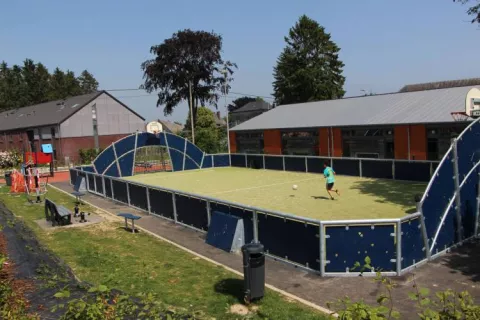 Bois-de-Villers - Réalisation d'un terrain multisports et d'une plaine de jeux