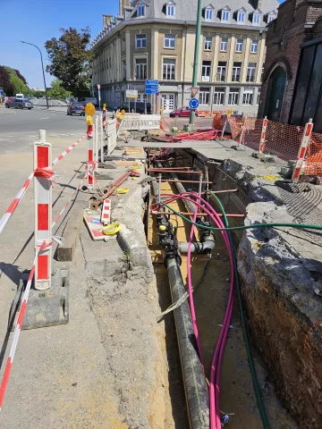 Pose de conduites de gaz en courbe: les détails d'un chantier technique